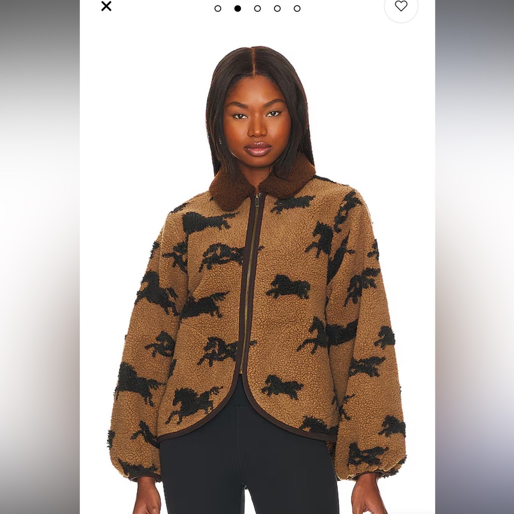 THE GREAT. Pasture fleece Jacket